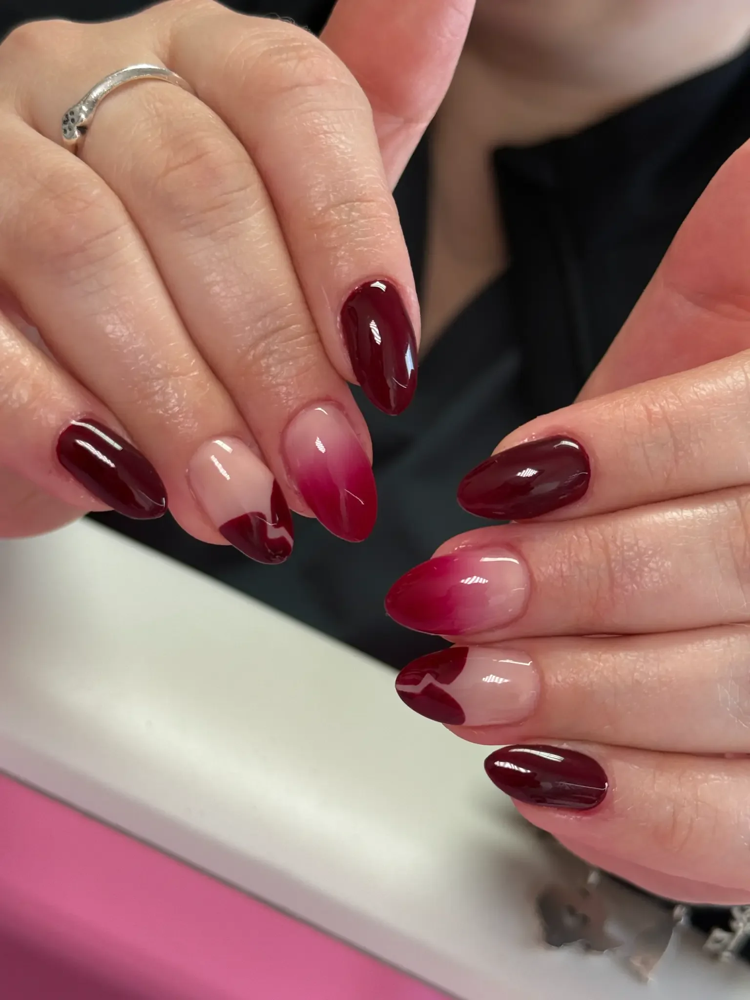 Hand-painted nail details