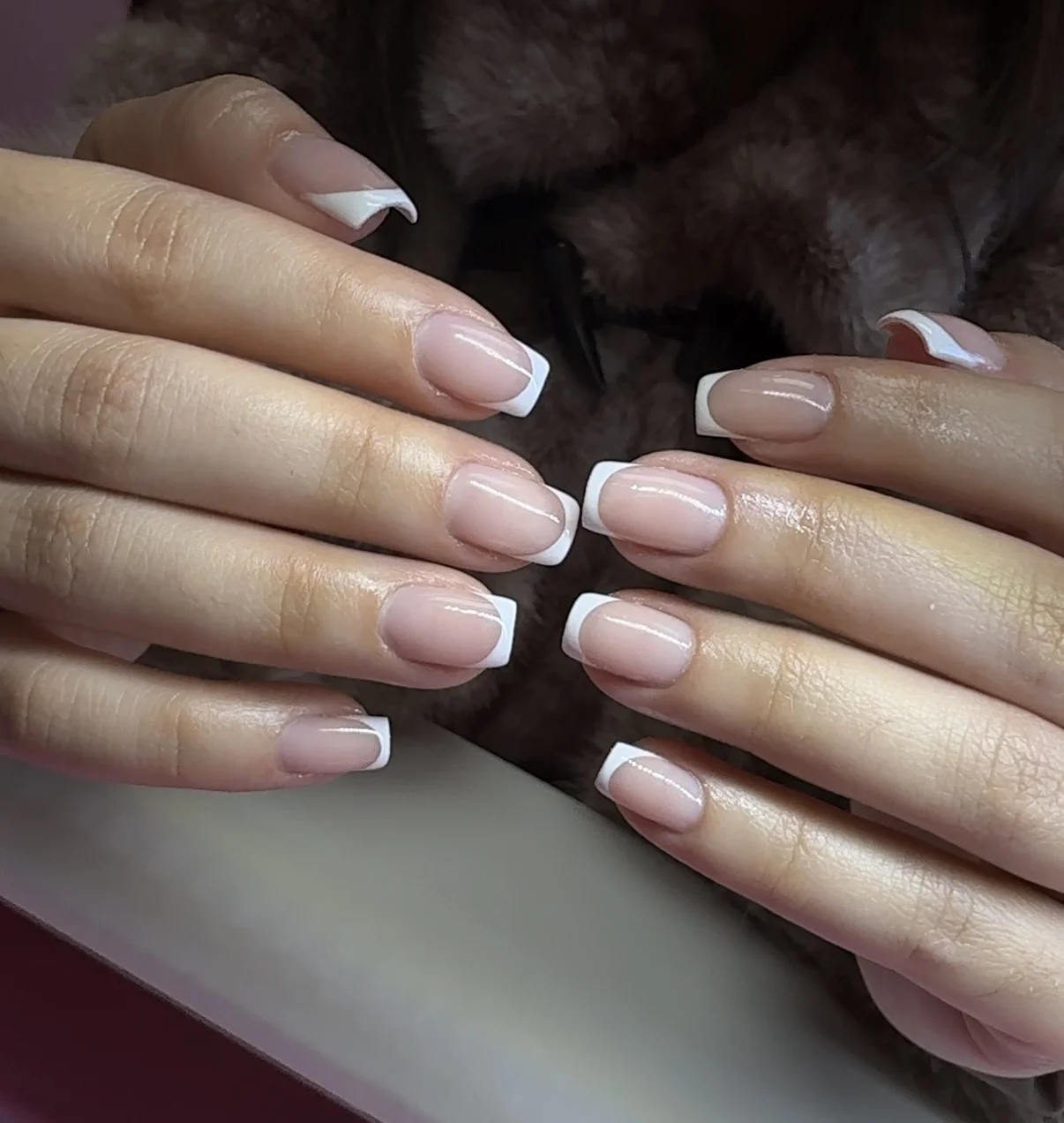 Winter nail design transformation