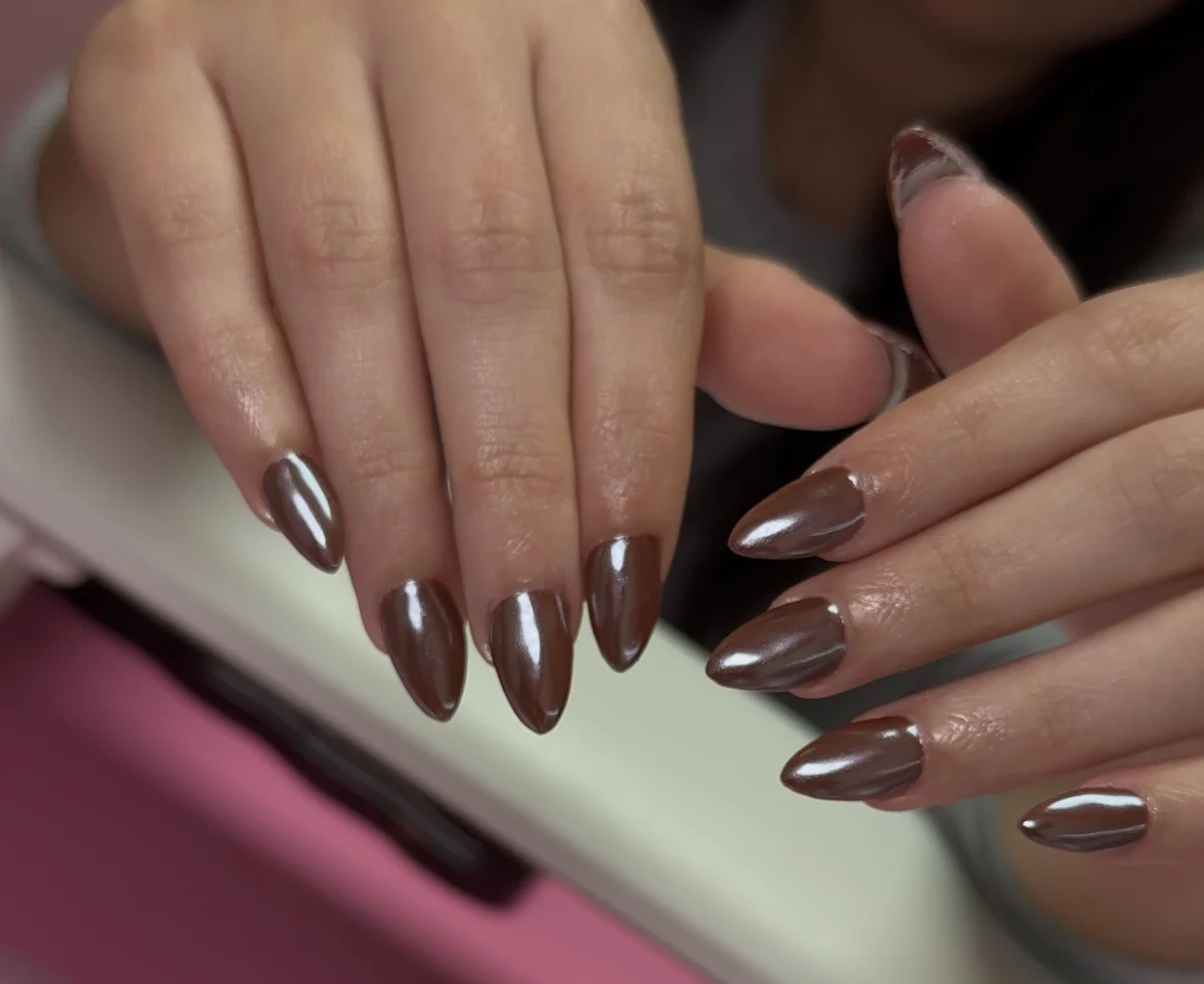 Holiday to new year nail transition