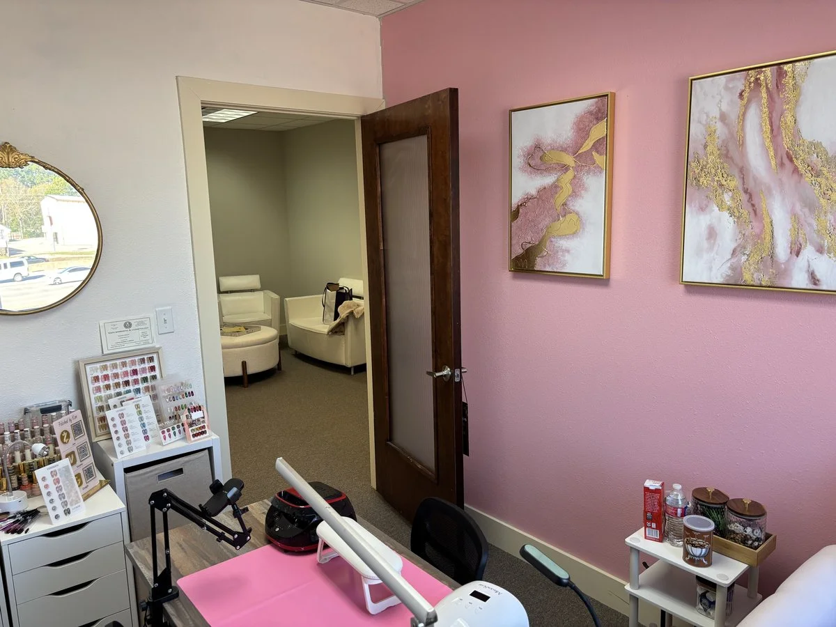 Polished by Kim studio entrance and workspace view in Spring, TX